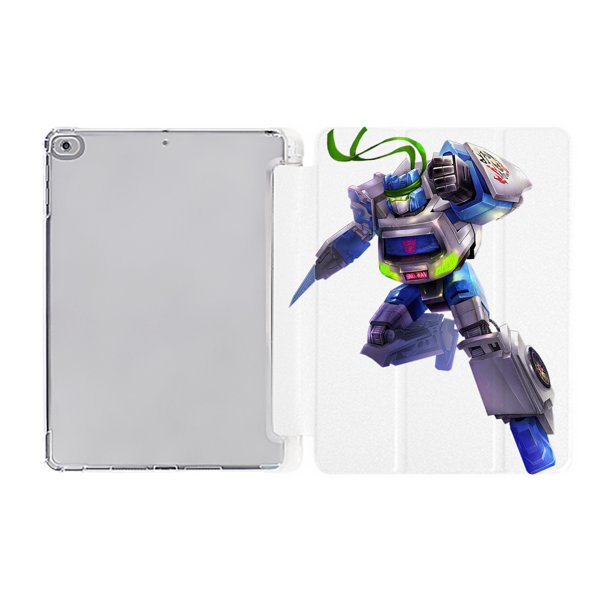 （画像用）  IPad ケース ペン収納付き 三つ折りスタンド PUレザー×シリコン 対応機種9.5/10.5/10.9インチ
